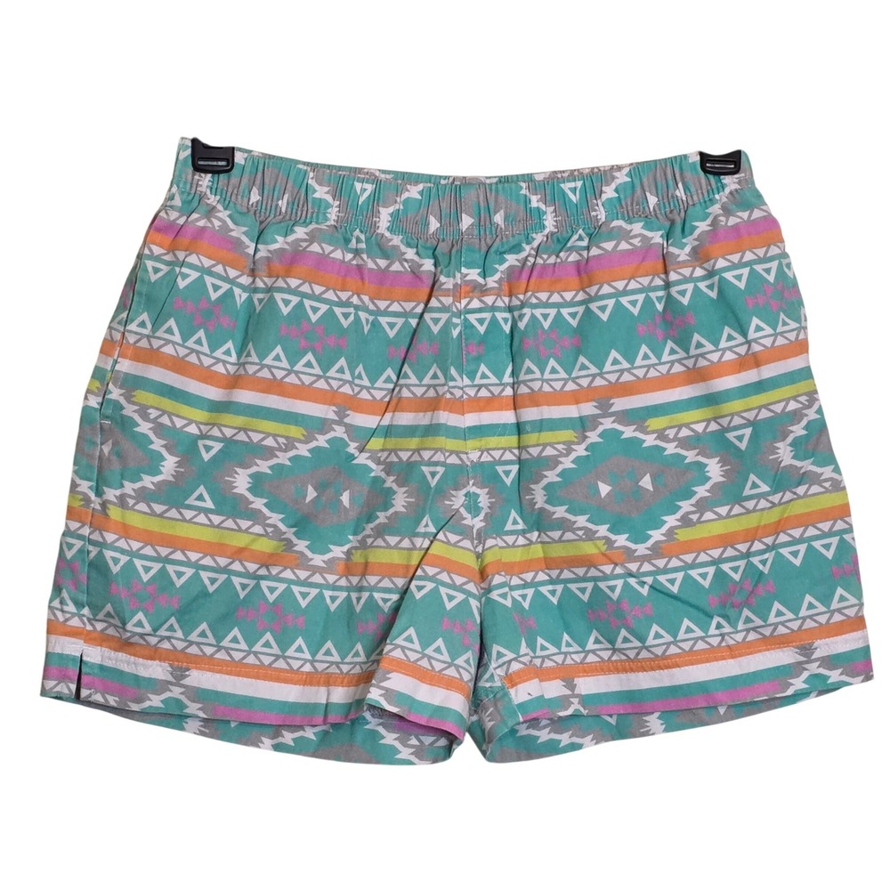 Chubbies‎ Men's Medium Easy Short Aztec Tribal Print Drawstring 100% Cotton Frat